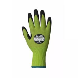 Traffi Work Gloves Green Elastane, Glass Fibre, HPPE, Nylon, Polyester Steel Cut Resistant Good Dexterity Size 8, T21-TG6240PK-08-image-83