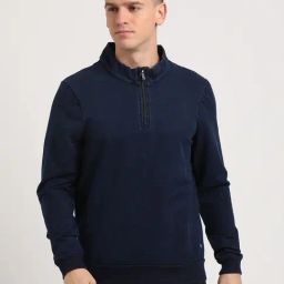 Turtle Navy Relaxed Fit Printed Sweatshirt-picture-3