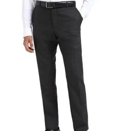 TOMMY HILFIGER Blue Polyester Regular Fit Checks Trousers-image-30