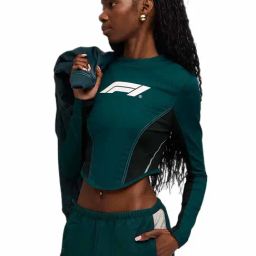 Puma Green Terrain F1 Wmns Lr Ls Corset Skinny Corset Top-image-103