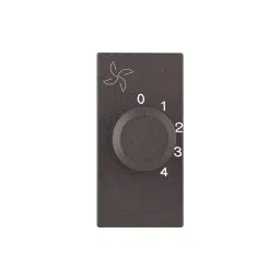 Legrand Fan Regulator Myrius Charcoal Grey 1 Module 100 W, 6794 39 (Pack of 5)-13