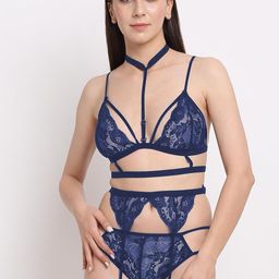 FIMBUL Women Shoulder Straps Net Baby Doll-image-64