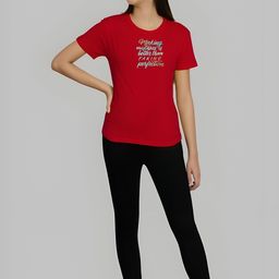 SZN Women Typography Printed T-shirt-picture-17