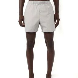Rare Rabbit Grey Regular Fit Solid Shorts-picture-20