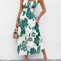 JC Mode Floral Print A-Line Midi Dress-picture-8