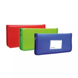 Infinity B6 Plastic Cheque Book Cover Blue, INF-CBC722-40