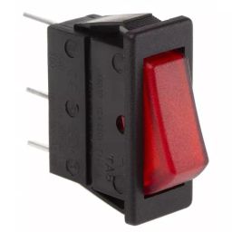 ARCOLECTRIC (BULGIN LIMITED) Illuminated SPST On-Off Rocker Switch Panel Mount, C5503ALNAB-image-56