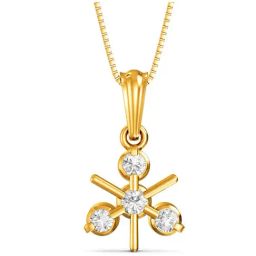 Joyalukkas 22k Rose Gold & Diamond Pendant (Without Chain) for Women-image-8