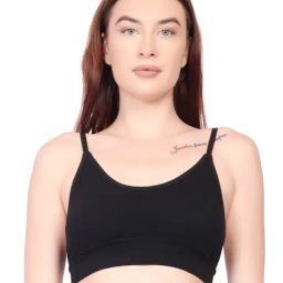 Spiaty Black Solid Full Coverage Lightly Padded Bra-picture-4