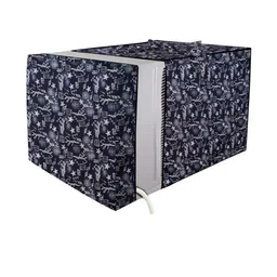 Stylista Blue Solid Waterproof Air Conditioner Covers-picture-3