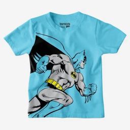 Bonkids Boys Graphic Printed Round Neck Cotton Batman T-Shirt-picture-30