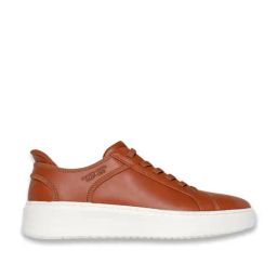 Skechers Men's COURT BREAK - DOUBLE VENTED Cognac Casual Sneakers-image-10