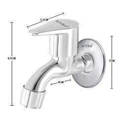 ALTURAS Stainless Steel Jazz Bib Cock Tap (Set of 1 Pcs)-picture-1