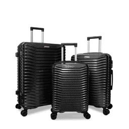 REDHORNS Unisex Set Of 3 Anti Scratch Hard Sided Trolley Bag-2