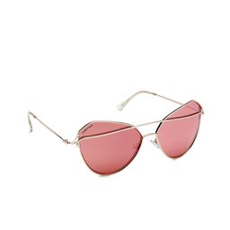 Fastrack Women Oval Mirrored Sunglasses NBM180PK1F-image-99