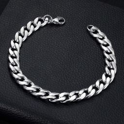 KRENOZ Premium Sterling Silver Wraparound Chain Bracelet-image-82