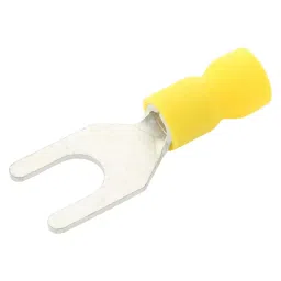 MULTICOMP PRO Spade Crimp Terminals CRIMP TERMINAL, FORK, 5MM, YELLOW, PK100, SVE5-5 (Pack of 100)-image-61