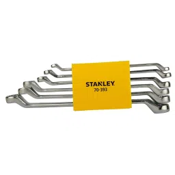 STANLEY Shallow Offset BI-Hex Ring Spanner Set, 70-394E (Pack of 8) image 1