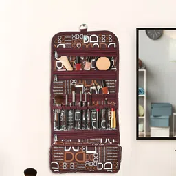 Aura Brown Makeup Organiser-32