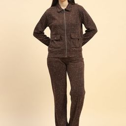 Global Republic Checkered Relaxed Fit Shirt With Trousers Co-Ords-image-73