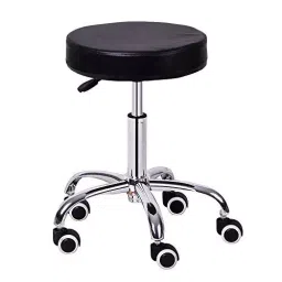 Da URBAN Roundbar Black Adjustable Bar Stool with Wheels-35