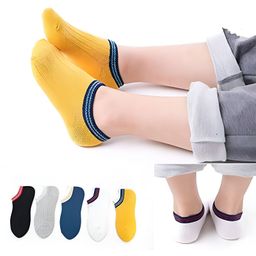 MOMISY Pack Of 5 Border Striped Tube Socks - Multi Color-image-53