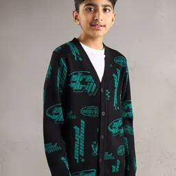 max Boys Typography Printed Cardigan-picture-46