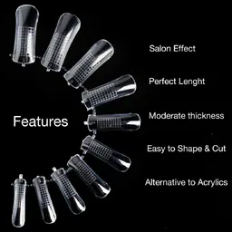 NANCY AJRAM Set Of 6 In 1 Nail Extension Kit With Builder Gel & Nail Art Set image 5