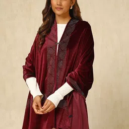 Soch Women Velvet Shawl-image-64