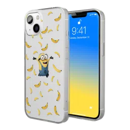 Macmerise Go Bananas Silicone Back Cover for Apple iPhone 14 Plus (Supports Wireless Charging, Multi Color)-image-14