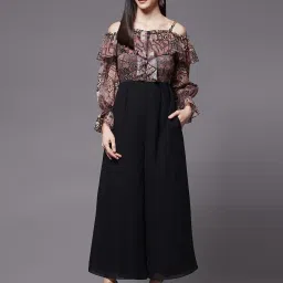 Miss Chase Multi Polyester Print Jumpsuit image 1