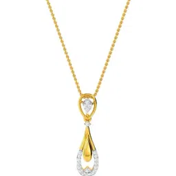Kisna Diamond & Gold Jewellery 18k Davina Diamond Pendant-image-14