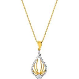 Kisna Diamond & Gold Jewellery 14k Vera Diamond Pendant-image-71