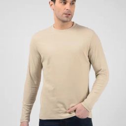 Numero Uno Beige Regular Fit T-Shirt-image-97