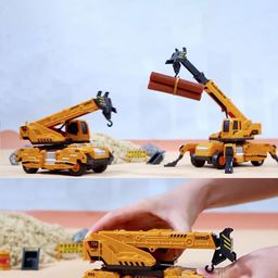 DEUSON ECOM Construction Engineering Toy Vehicle Friction Powered 360 Moving image 5