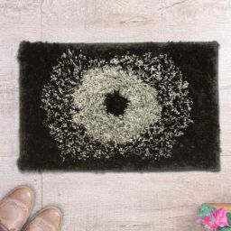 Romee Black Polyester Door Mat - Set of 1-image-51