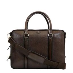 Eske Brown Leather Large Messenger Bag-image-23