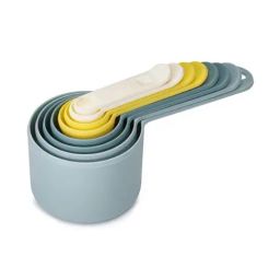 Joseph Joseph Teal Blue & Yellow Plastic Measuring Spoon - Set of 8-image-3