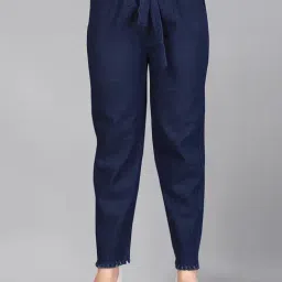 Aarika Kids Navy Solid Trousers-image-38