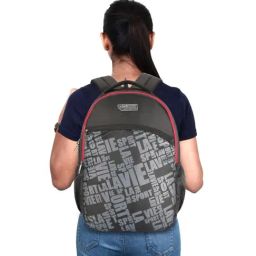 LAVIE SPORT Play Black Polyester Printed Laptop Backpack - 35 Ltrs-image-89
