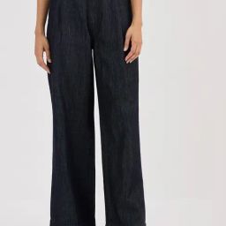 FEMMELLA Navy Blue Denim Solid Mid Rise Jeans-image-20