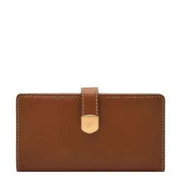Fossil Brown Solid Bi-Fold Wallet image 1