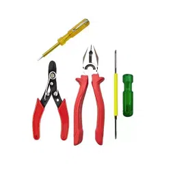 Agam Hand Tool Kit Plastic/Rubber Handle Multicolor (Set of 4) image 2