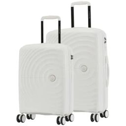 Nasher Miles Seattle White 8 Wheels Medium Hard Cabin Trolley Bag Set of 2-picture-19