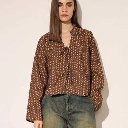 Only Brown Regular Fit Printed Shirt-image-13