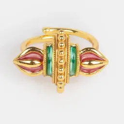Shaya 925 Silver The Shaadi Diaries Gold Plated Roka Rishta Ring-image-44