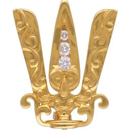 crash.club By CKC 18k Gold & Diamond Exquisite with Sparkling Pendant-image-37