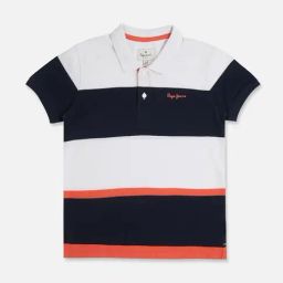 Pepe Jeans Kids Multicolor Striped Polo T-Shirt-image-52