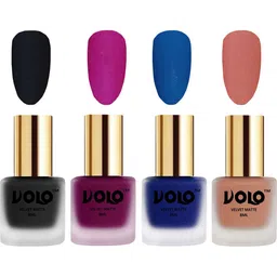 VOLO Set Of 4 Velvet Matte Nail Polish - 8 ml Each - 5 - 14 - 19 - 38-image-90