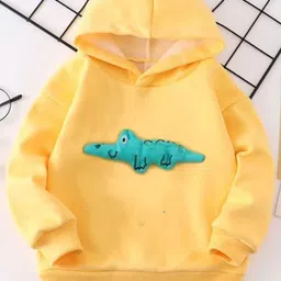 Bold N Elegant Unisex Kids Printed Hooded Sweatshirt-image-76
